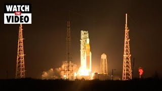 NASA successfully launches mega Moon rocket