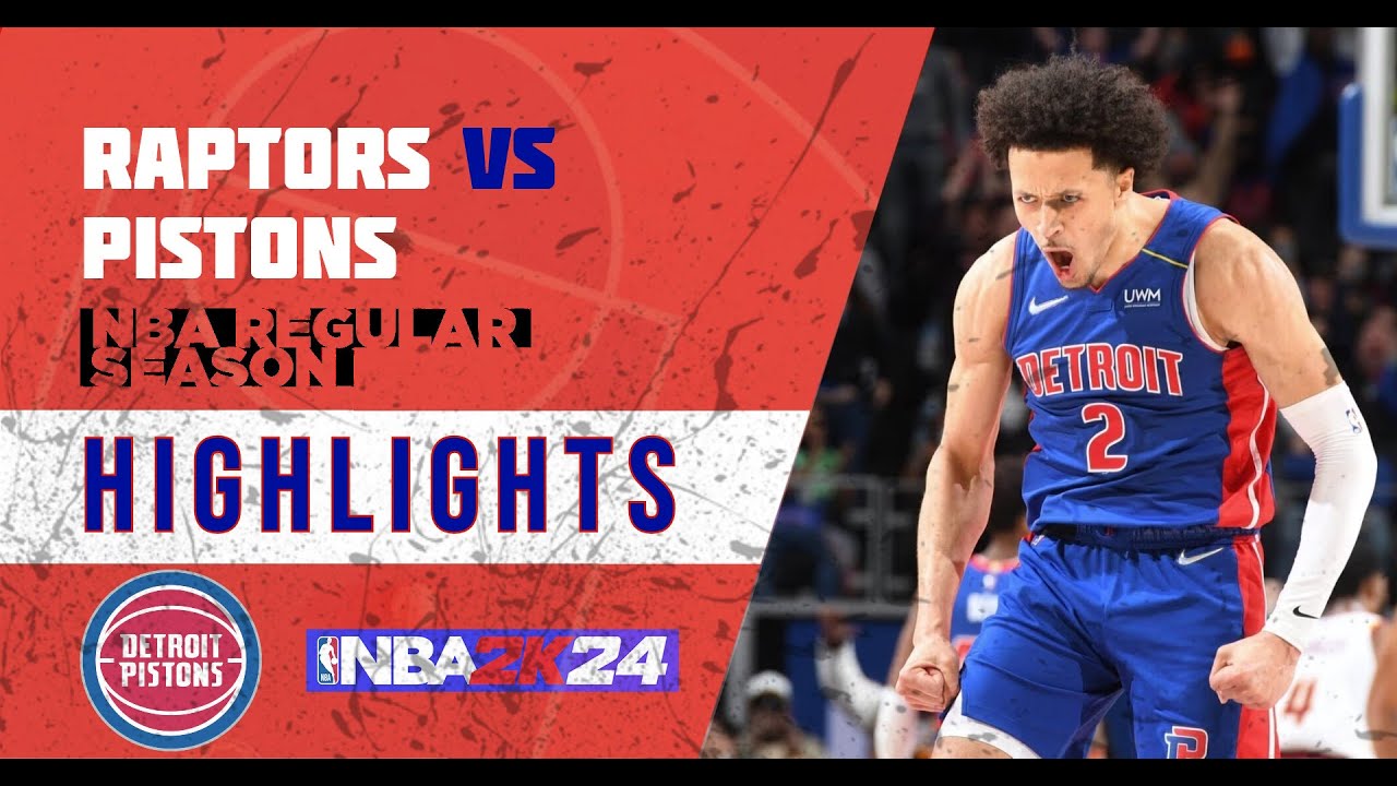 Epic showdown: Best moments from Raptors vs. Pistons game - YouTube