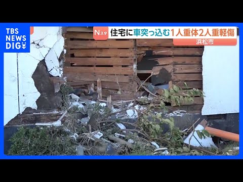 Kei car crashes into house; 74-year-old driver in critical condition and unconscious, 74-year-old...