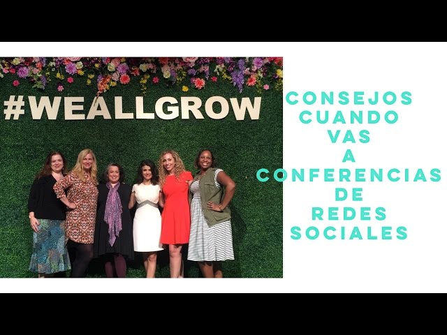 Consejos para bloggers sobre conferencias de redes...