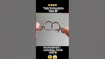 Can You Solve This Impossible Metal Puzzle? 🔥 Brain Teaser Challenge | Satisfying Puzzle Solution