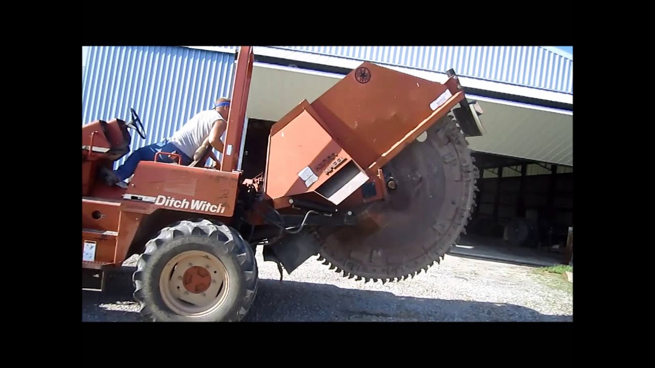 1996 Ditch Witch 8020T rock saw for sale sold at auction July 30, 2015 YouTube