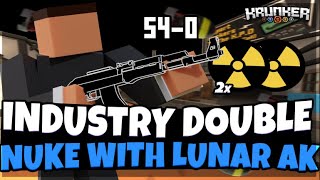 Nuking with every weapon in krunker #6 Ak Double nuke 54-0