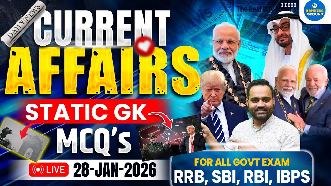 Daily Current Affairs 2026 | 28 January 2026 | Financial Awareness & RBI Circulars  