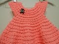 Vestido Crochet 0-3 meses y cualquier talla parte 2 de 2