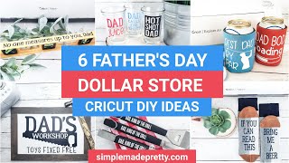 Hey guys! today i'm sharing 6 diy father's day cricut gift ideas from
the dollar store. these are easy to using store supp...