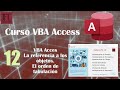 vídeo 12 ‐ Curso VBA Access. La referencia a los objetos y el orden de tabulación