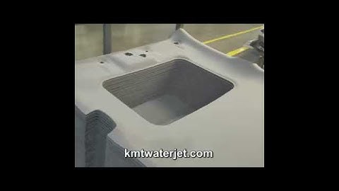 ROBOT CUTTING - #Robotic Waterjet Cutting Auto Carpet
