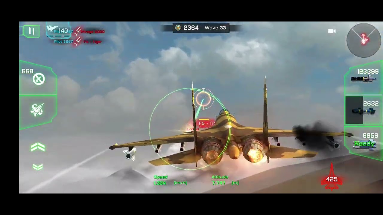 Game play fighter jet sukhoi- 37 #gaming