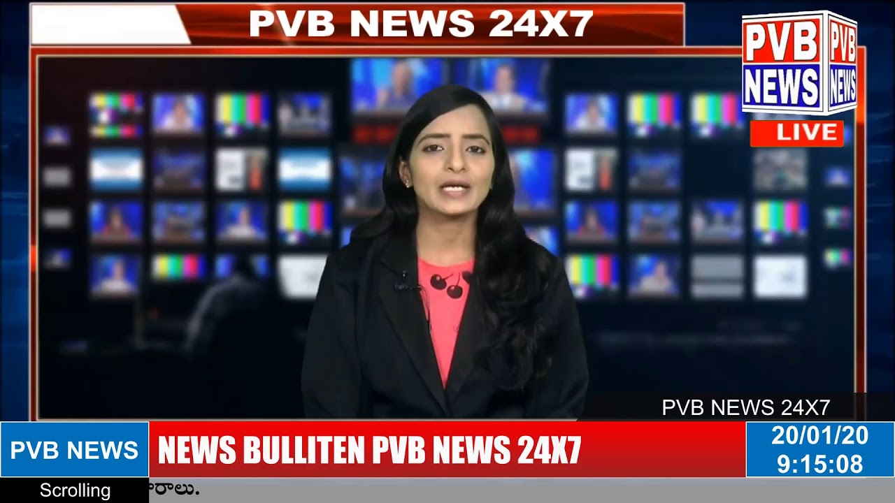NEWS BULITTEN  LIVE @PVB NEWS 24X7