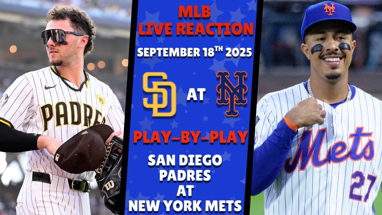 Mets vs Padres ⚾ Live Reaction & Play-by-Play!