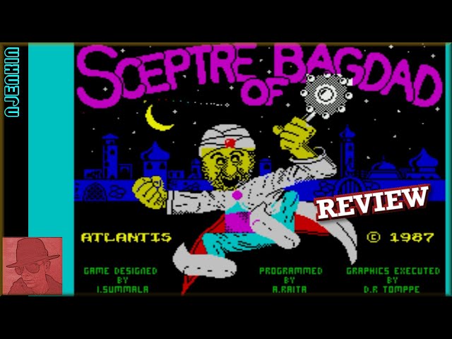 Sceptre of Bagdad - on the ZX Spectrum 48K !! with Commentary