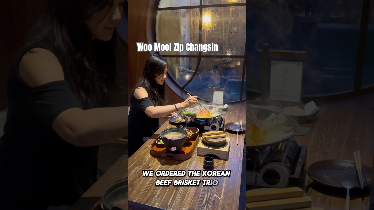 Woo Mool Zip Changsin - Beautiful private dining experience - hot pot Seoul Korea