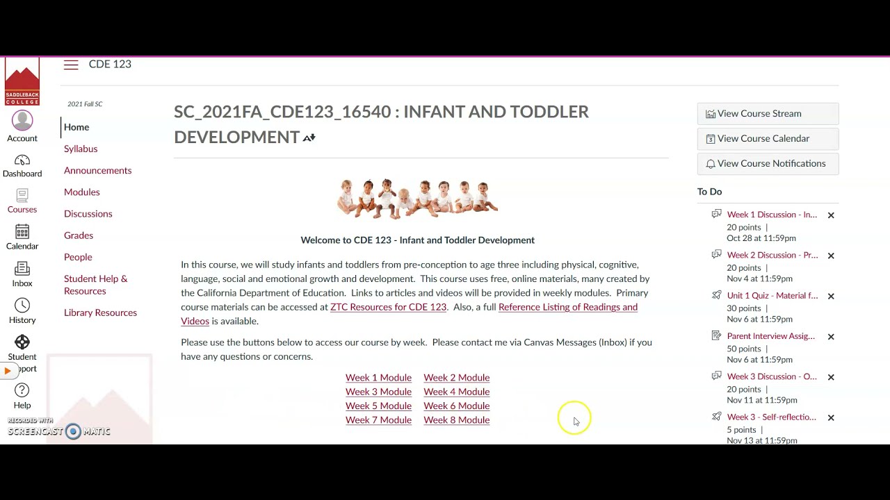 Intro to CDE 123 - YouTube