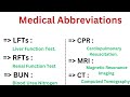 Common Medical Abbreviations List For Nurses Part-2 | Medical Terminology