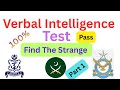 Verbal Intelligence Test//PMA/PN Cadet/Air Force #🇵🇰🇵🇰🇵🇰