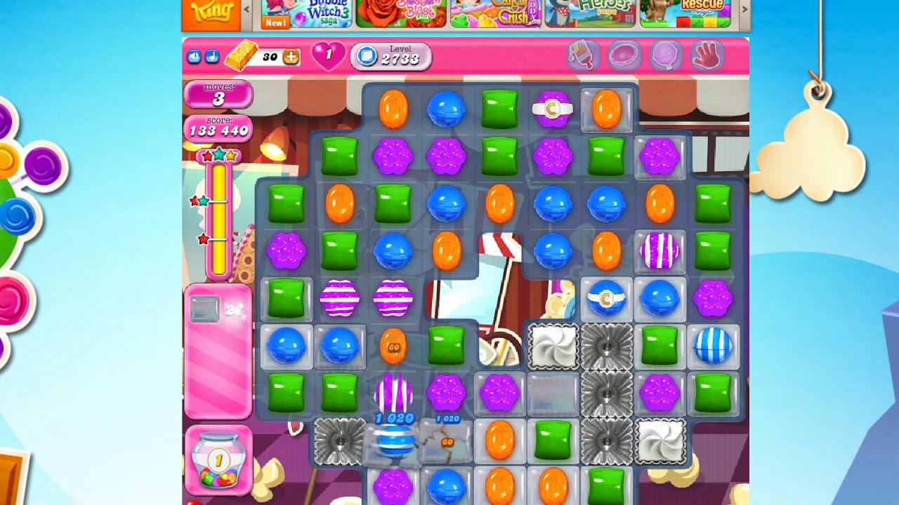 Candy Crush Saga Level 2733 Score 310 920 by Funny❣
