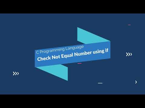 C program to check not equal number using if | Basic program | AJ Creation