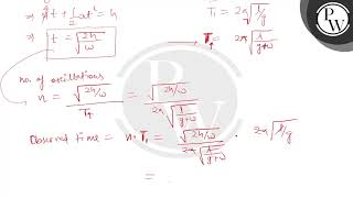 A pendulum clock is mounted in an elevator car ghich starts going u...