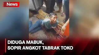 Diduga Mabuk, Sopir Angkot di Ciputat Berusaha Kabur usai Tabrak Toko Perabotan - iNews Today 06/03