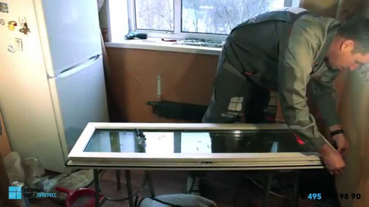 Замена уплотнителя пластикового окна