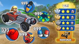 SOMELESS TRICKS Hack Mod - Holeshot - 1000HP CHAMPIONSHIP - 999 Powerups - Beach Buggy Racing screenshot 5