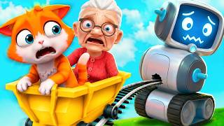 Cart Riding into my SPARKY in Roblox!