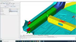 Famous GENESIS Static Analysis Example3 - Contact Analysis with Shell Elements Wealth