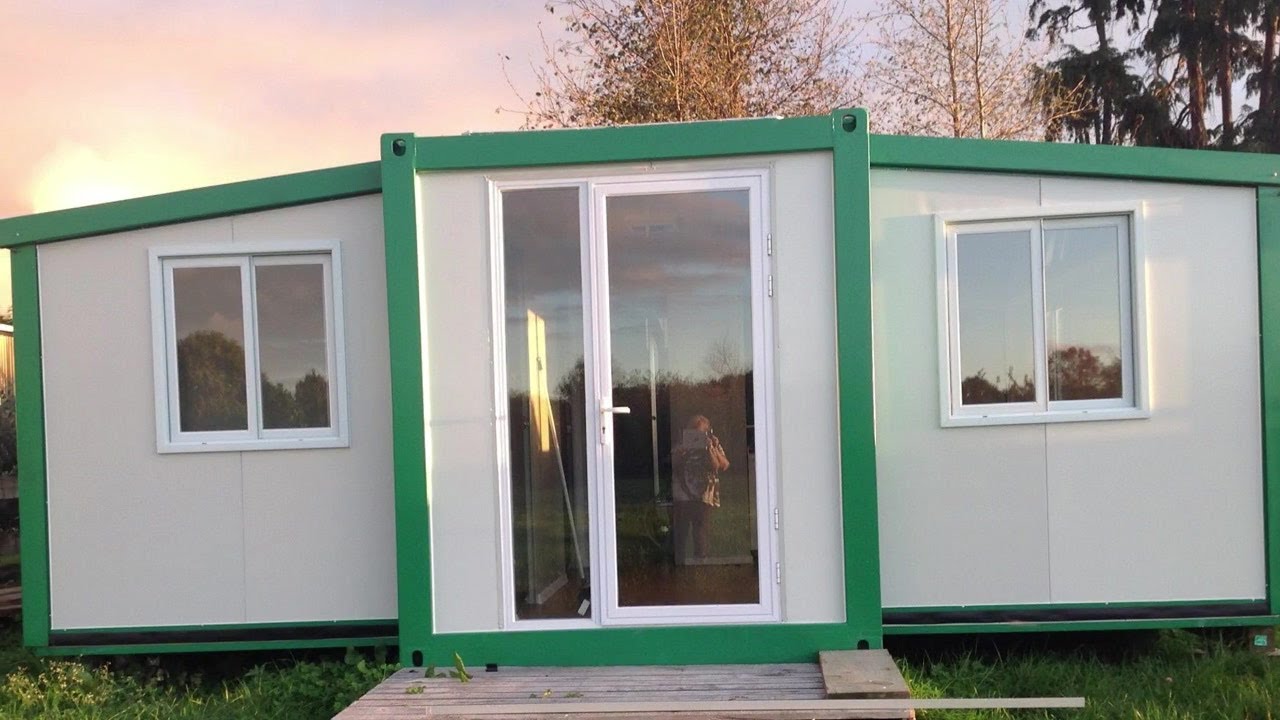 australia  3 in 1 folding mobile homes 20ft expandable container house