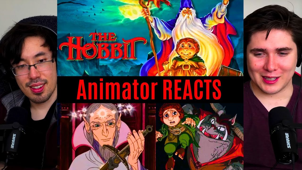 РЕАКЦИЯ на *Хоббита (1977)* ДЕЙСТВИТЕЛЬНО ДОСТОЙНАЯ?!! (Смотрю в первый раз) Реакция аниматора