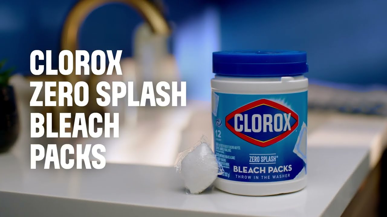 Clorox™ Zero Splash™ Laundry Bleach Packs