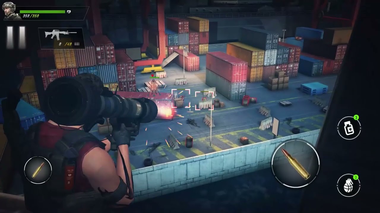 Gun Zone shooting and offline story mode game play video