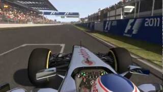 F1 2011 Game - Korean GP Pole Lap ( 1:33  Time ) official Challenge Trailer