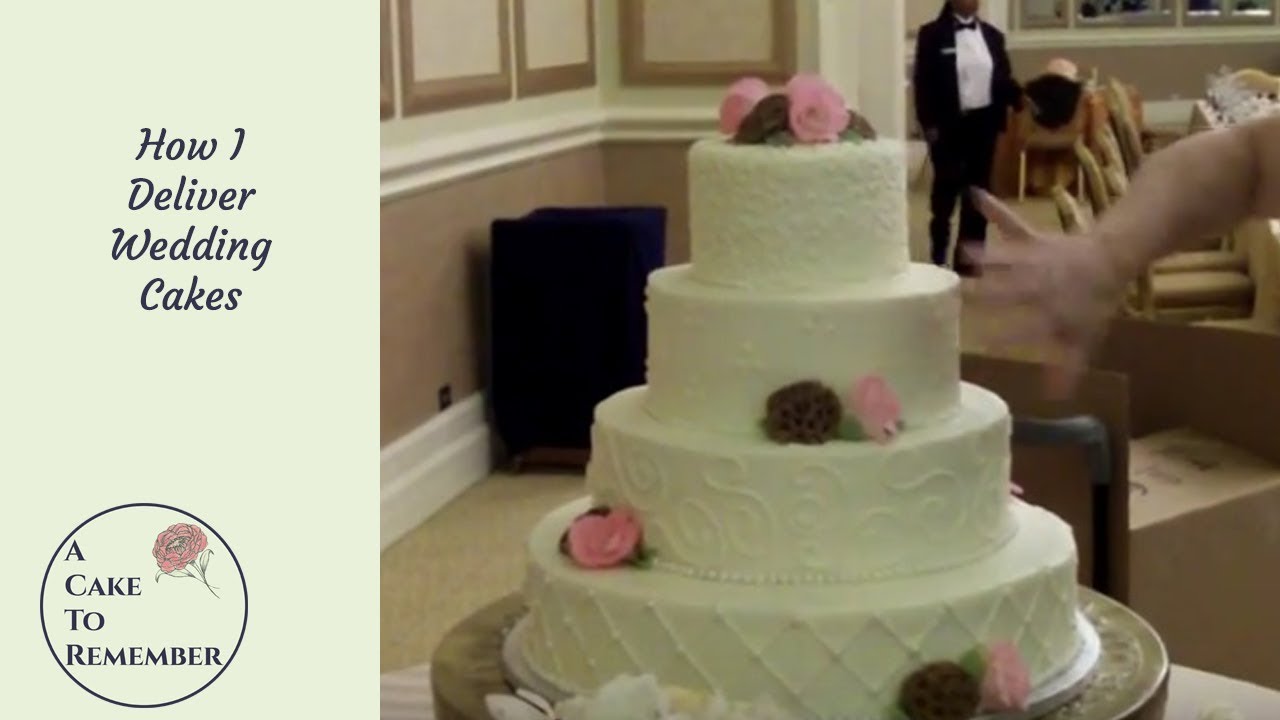 Should you deliver wedding cakes stacked or in sections? How I delivered wedding cakes
