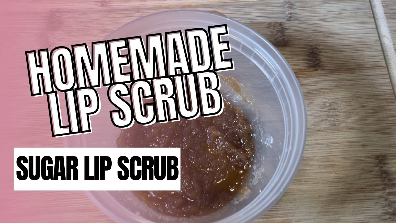GET SOFT LIPS WITH THIS DIY BROWN SUGAR  LIP SCRUB!