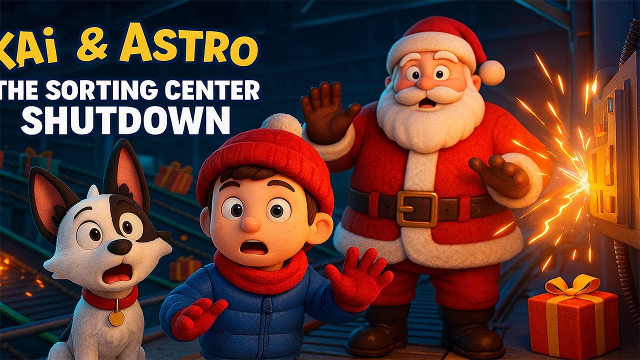 Kai & Astro: The Sorting Center Shutdown! | Santa’s North Pole Rescue Mission