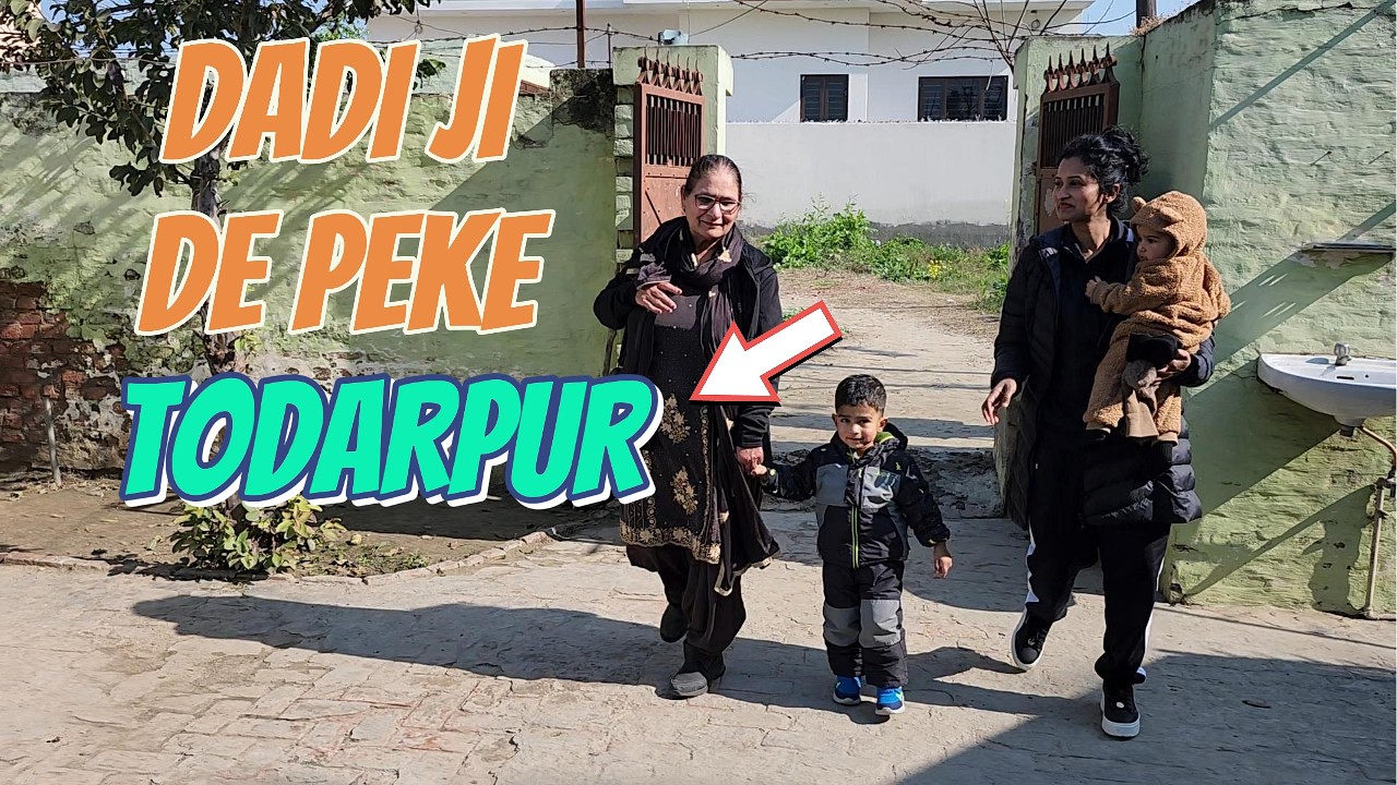 VLOG - 3  Kids Visit Their Grandma’s Home in India for the First Time ||