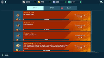 #WarRobots / Data For APPM 3TR  TASK  3/10   /  Mito TheGamer