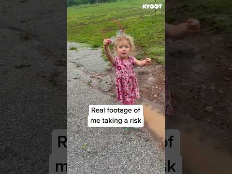 You can tell this was so stressful for her! 😄