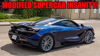 INSANE MODIFIED SUPERCARS LAUNCH IT AND DRIFT LEAVING CAR MEET! (Millionaires GONE WILD!)