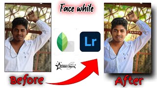 Face white and smooth skin editing snapseed&Lightroom full tutriol in telugu #Sunny edits screenshot 2