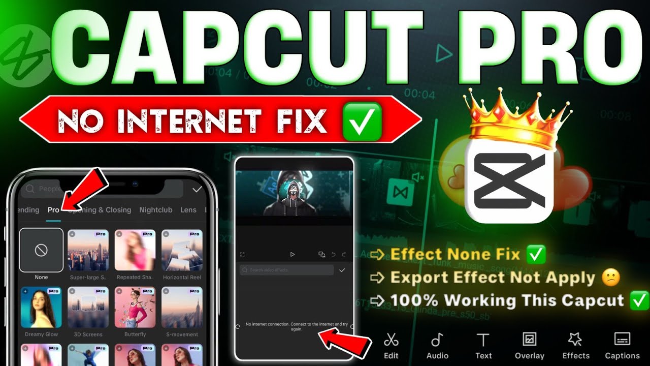 Capcut Pro New Update Fix | CapCut No Internet & Template All Problem Solved 100% Working ✅