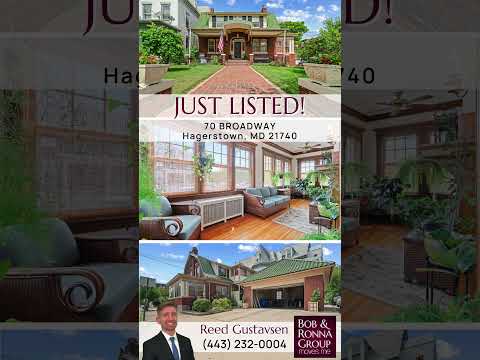70 Broadway, Hagerstown, MD home video tour