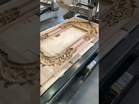 Обработка резной рамы. #shorts #чпу