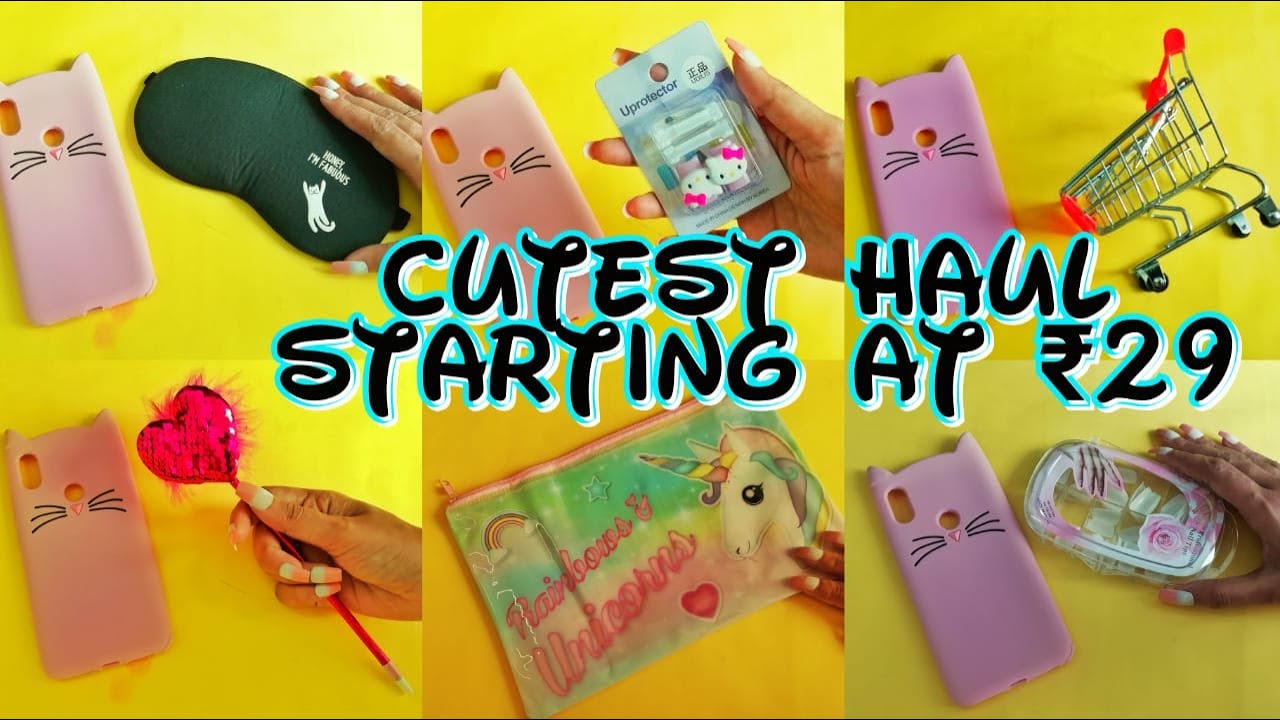 Cutest Haul | Trying Insta Store for the first time| Starting from ₹29 | Jyotijiyastore