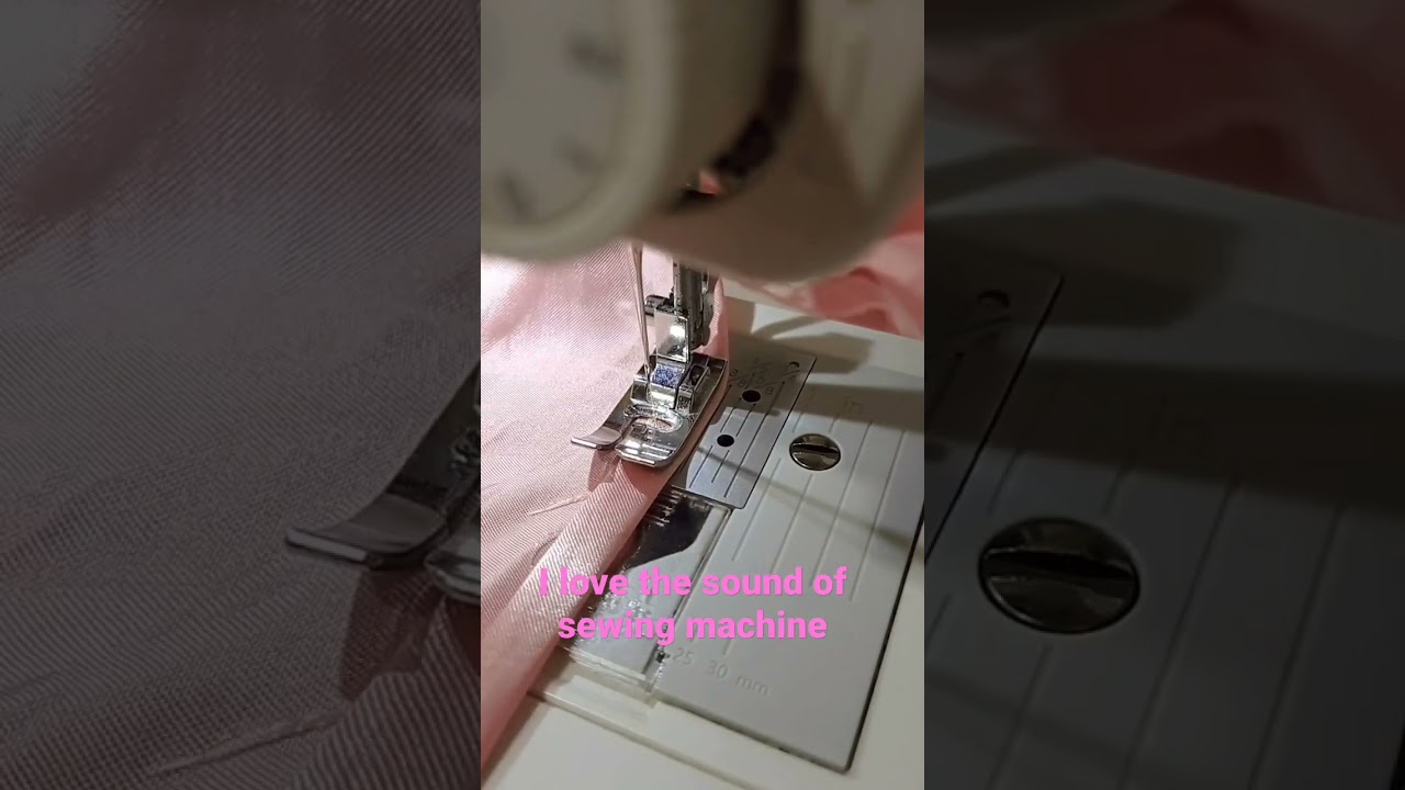 i love the sound of sewing machine