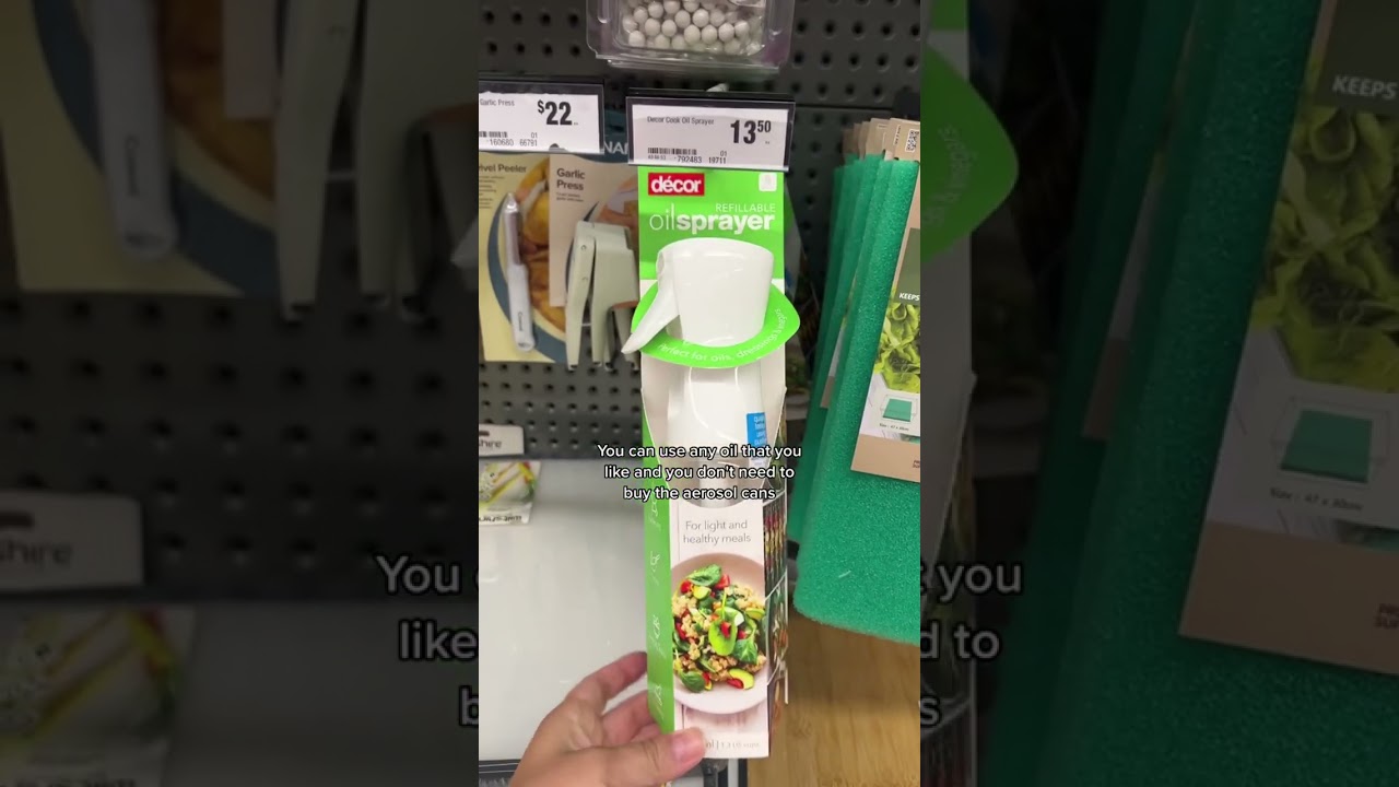 Kmart Refillable Oil Spray. Kmart Australia 