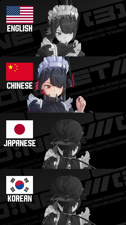 (ENG vs CN vs JP vs KRN) Ellen Joe Voice Actor Comparison #zenlesszonezero #zzzero