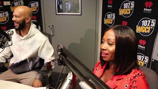 Common Stops by the WGCI Morning Show to Talk about his Latest Project, Let Love!