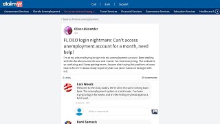 Florida DEO Unemployment How to Fix Login Issues Access Your Account